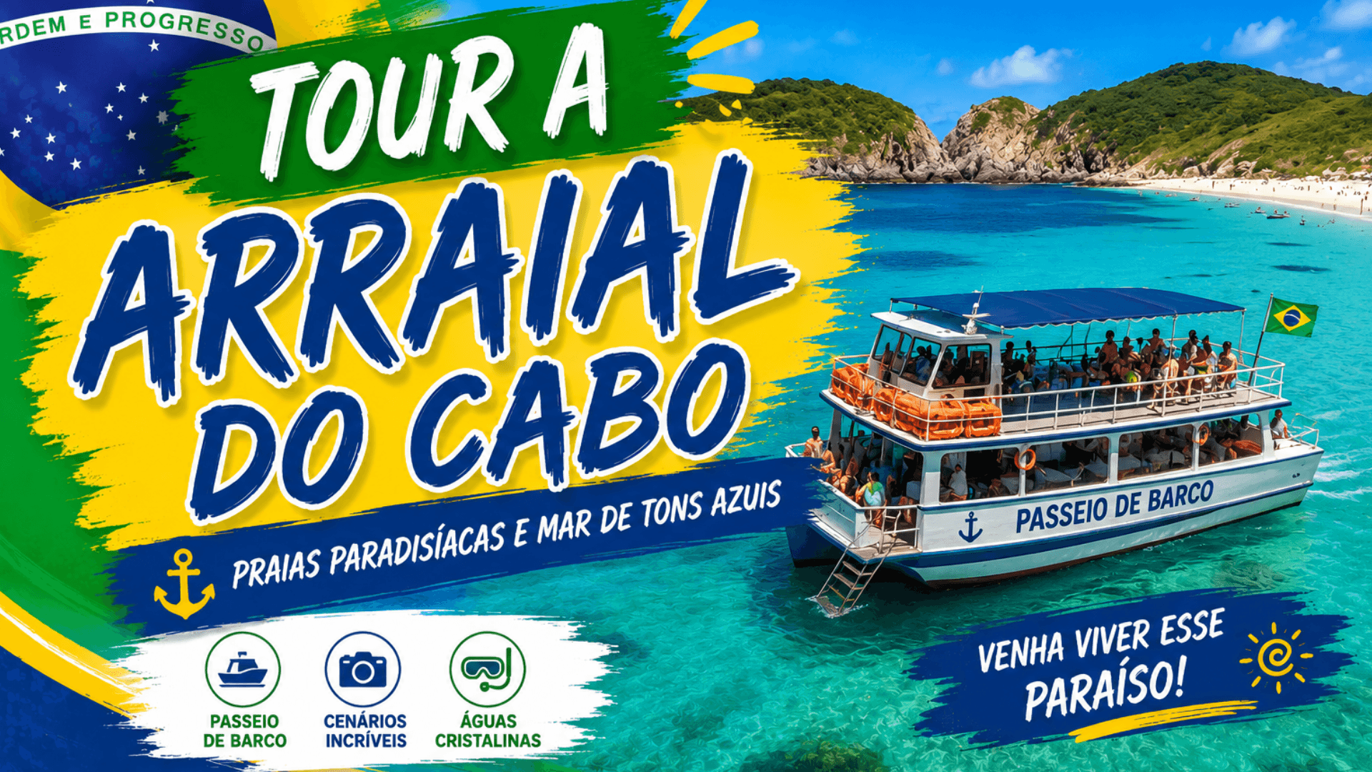 Tour Arraial do Cabo — Patiperros Travel