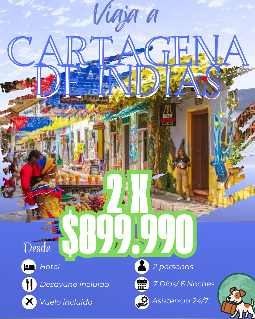 Cartagena de Indias (2 personas)