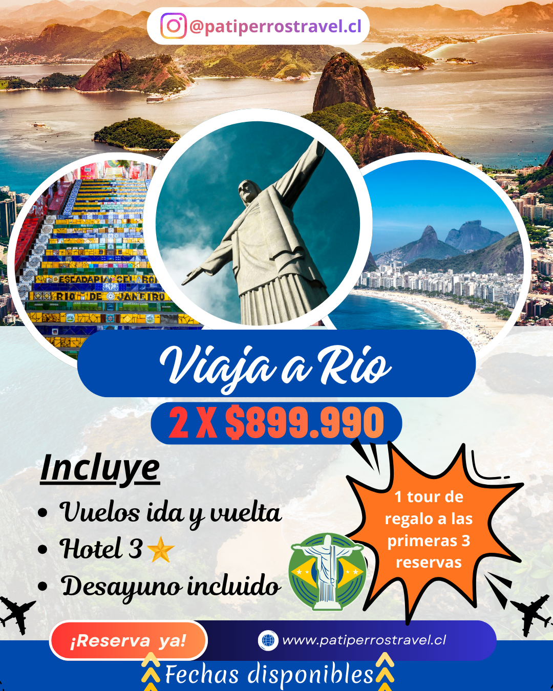 Rio de Janeiro (2 Personas) ¡OFERTA!